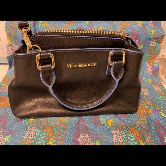 Black leather Vera Bradley bag - Picture 9 of 10